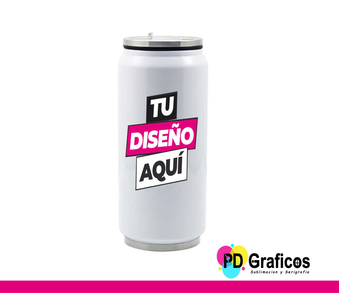 Vaso Lata Personalizado – 17oz en Acero Inoxidable