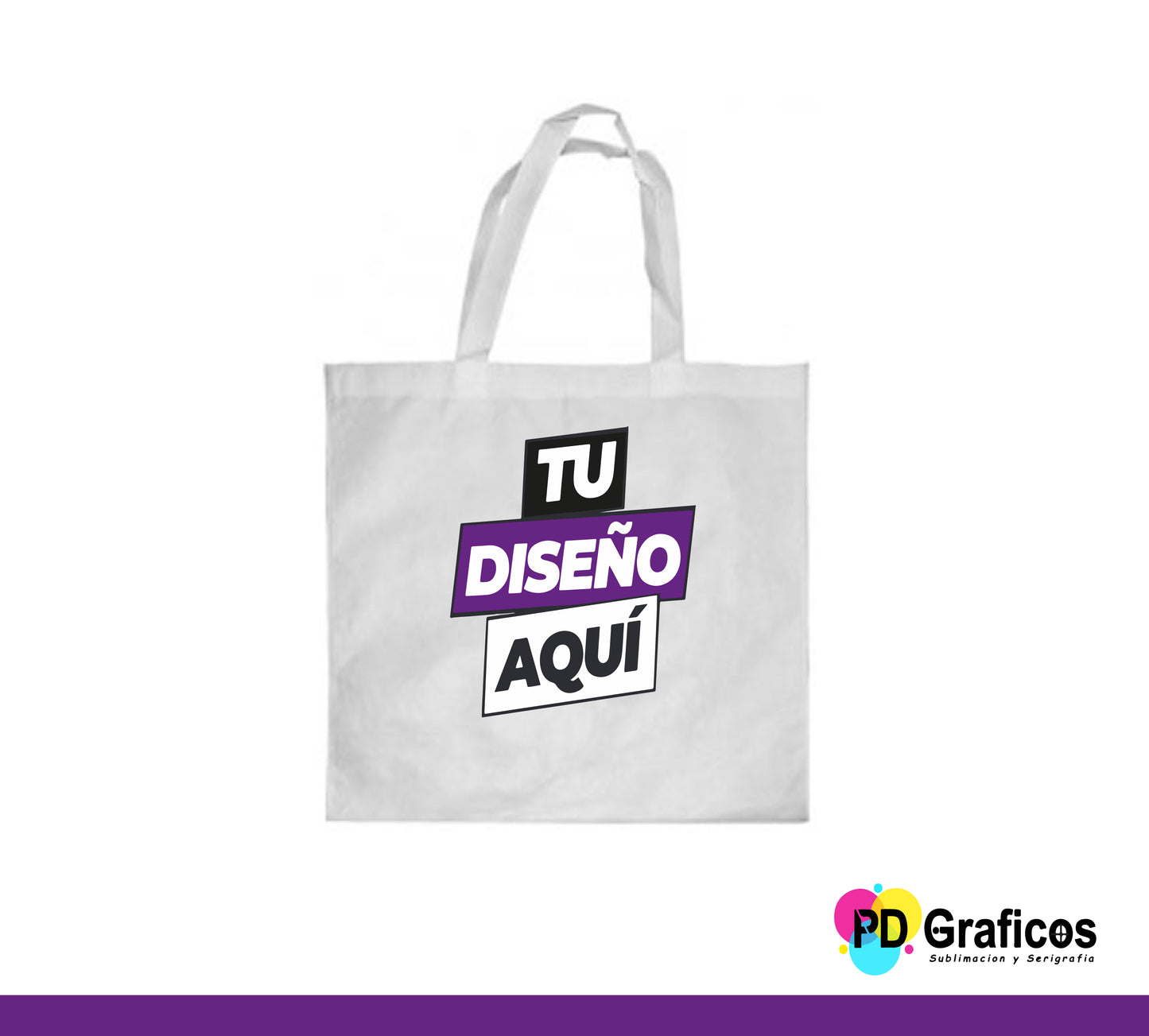Bolsa de Compras Personalizada 15''x15'