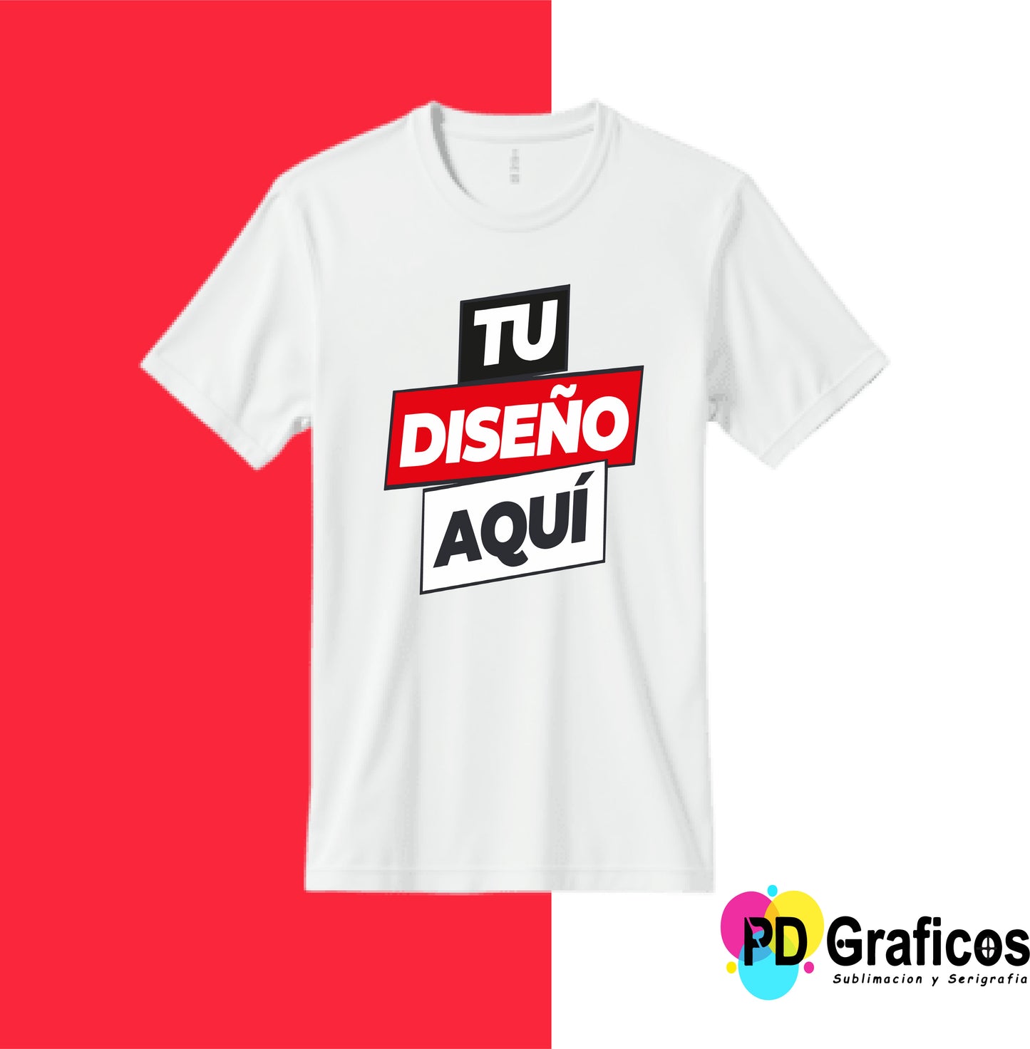 Camiseta Blancas Personalizada en Poliéster – Sublimación