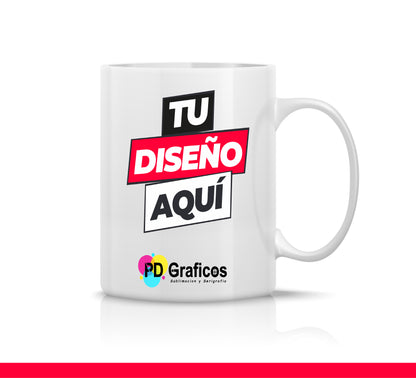 Tazas Blancas Personalizadas