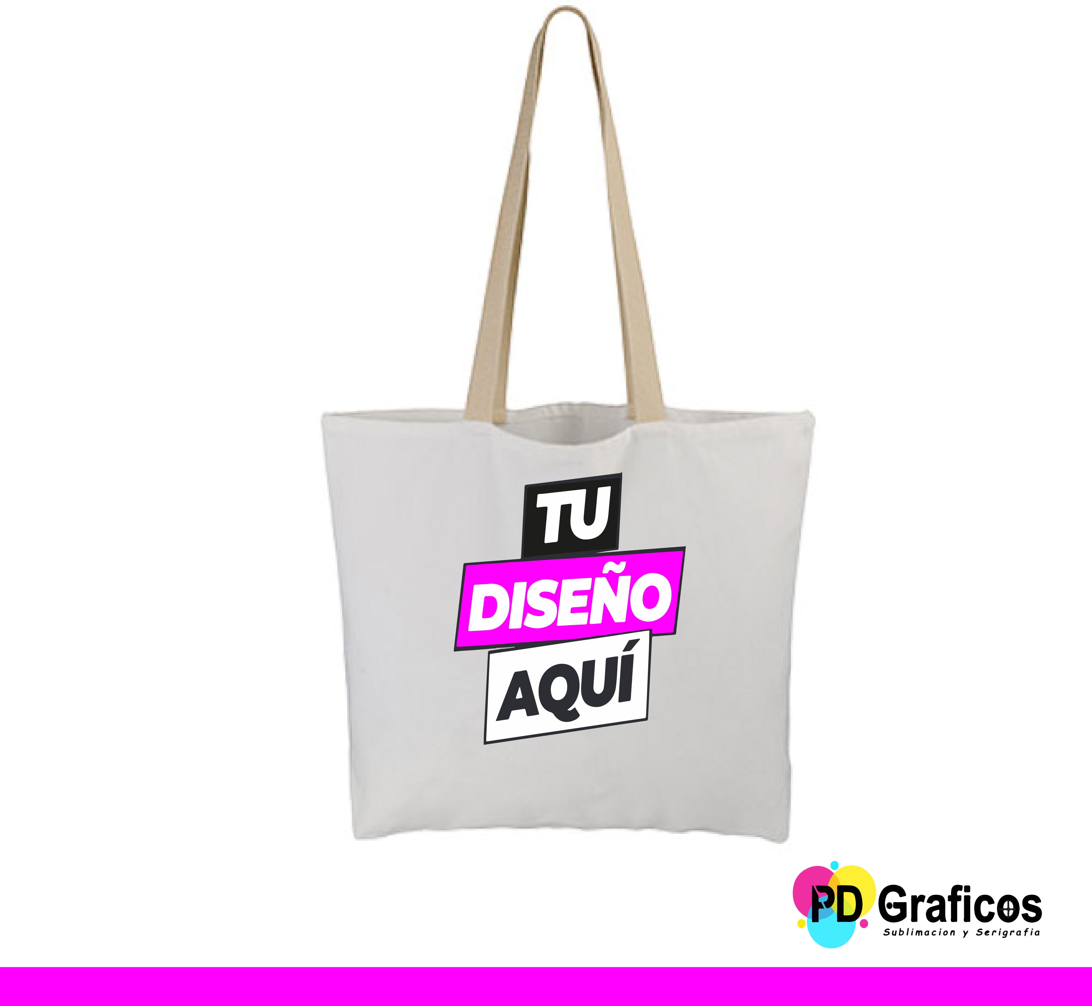 BOLSAS DE COMPRAS CANVAS PERSONALIZADOS 16''x14''