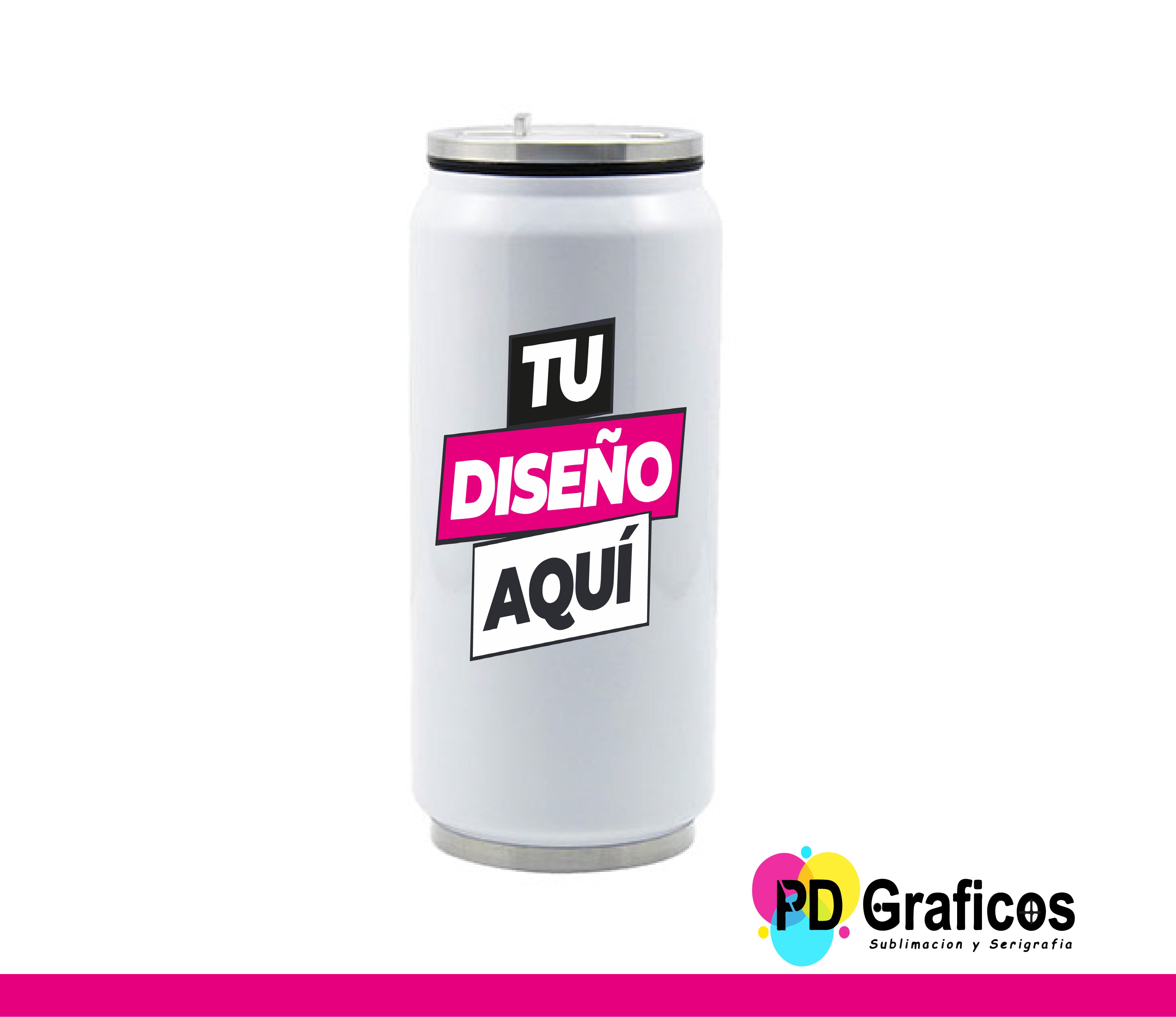 Vaso Lata Personalizado – 17oz en Acero Inoxidable