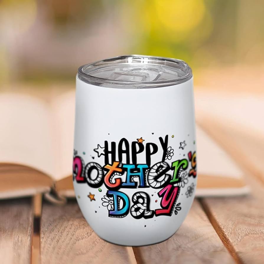 Vaso Blanco y Plateado Acero Inoxidable Doble Capa 12onz