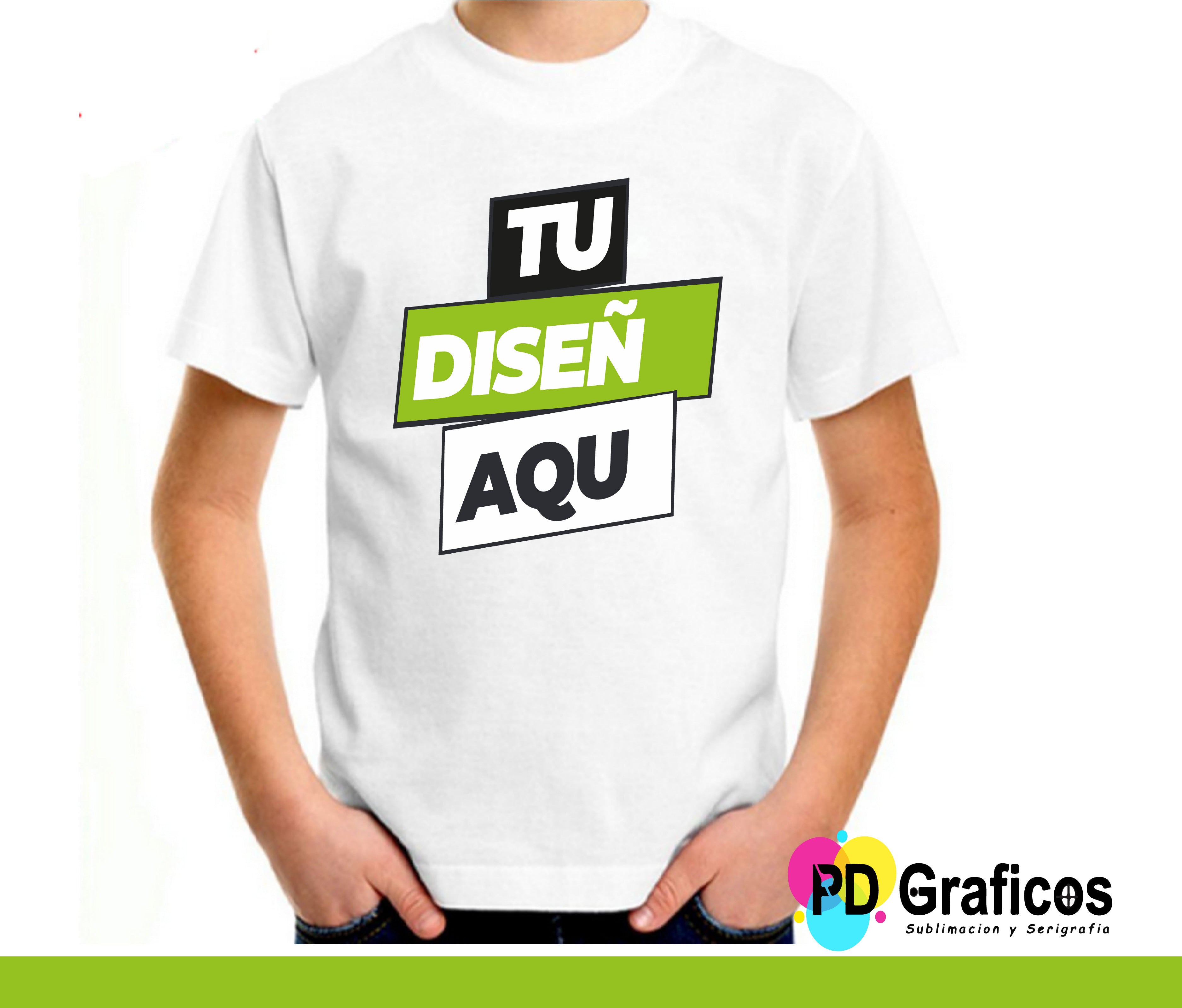 Camiseta Blancas Para Cumpleaños en Poliéster – Sublimación