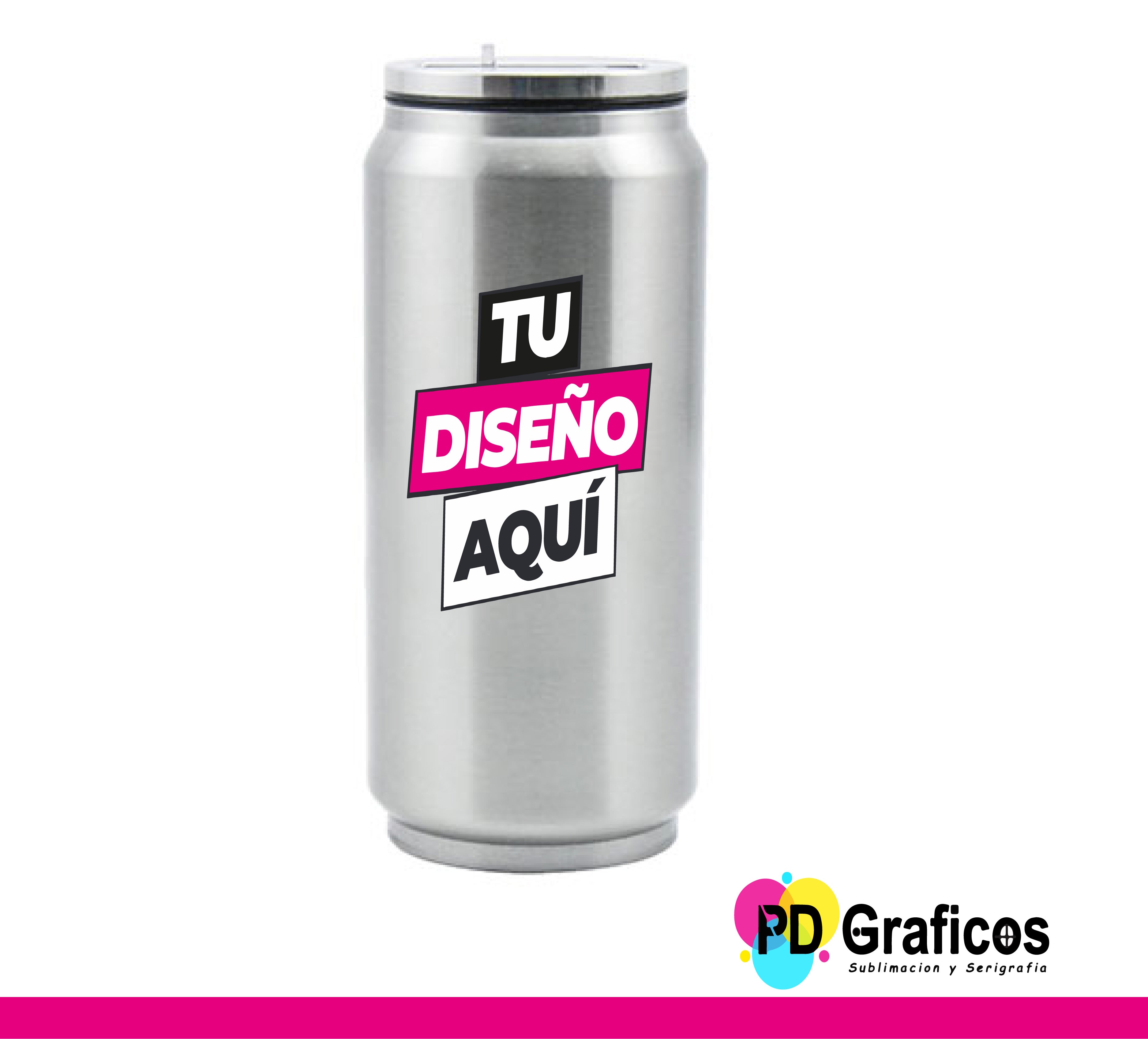 Vaso Lata Personalizado – 17oz en Acero Inoxidable