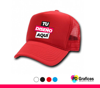 Gorras de Malla Sublimadas