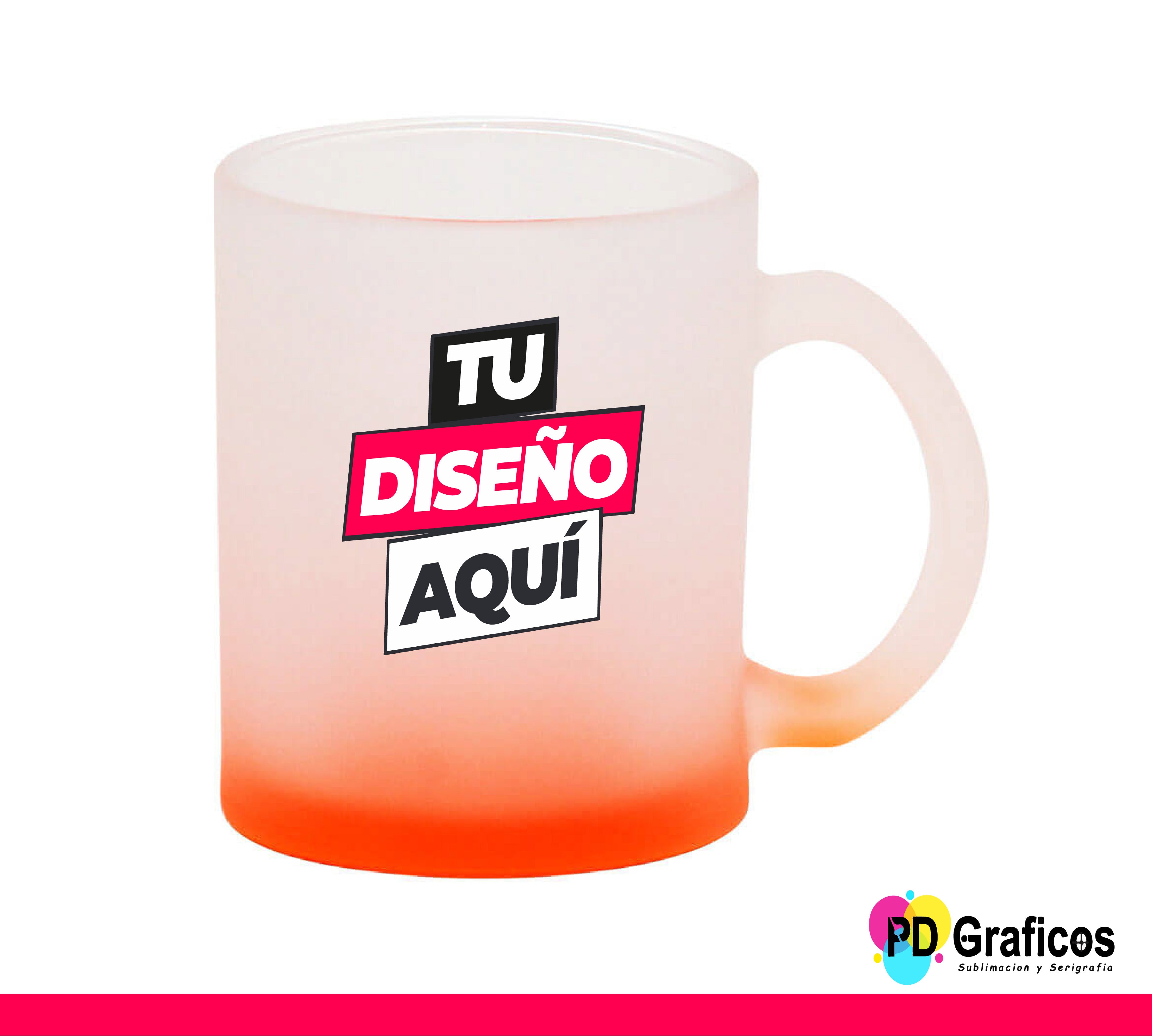 Tazas frosted - Sublimadas